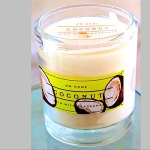 DW HOME CANDLE COCONUT WOOD WICK RICHLY SCENTED NEW